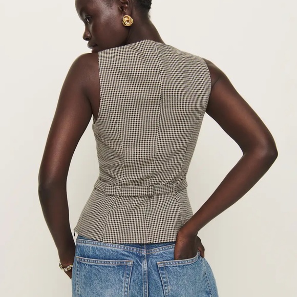 Reformation Delanie Top Brown - Size 4 - Picture 4 of 7